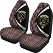 Borthwick Dress Ancient Tartan Clan Crest Car Seat Cover - Circle Style HJ4