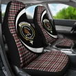 Borthwick Dress Ancient Tartan Clan Crest Car Seat Cover - Circle Style HJ4