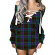 Brodie Hunting Modern Tartan Criss Cross Sweater Dress A7
