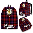 Broun Tartan Clan Backpack A9