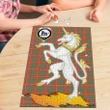 Bruce Ancient Clan Crest Tartan Unicorn Scotland Jigsaw Puzzle K32