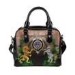 Bruce Ancient Crest Tartan Lion Unicorn Thistle Shoulder Handbag A30