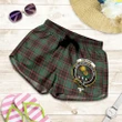 Buchan Ancient Crest Tartan Shorts For Women K7
