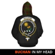 Buchan Modern In My Head Hoodie Tartan Scotland K32