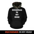 Buchanan Hunting In My Head Hoodie Tartan Scotland K32