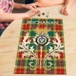 Buchanan Old Sett Clan Name Crest Tartan Thistle Scotland Jigsaw Puzzle K32