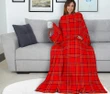 Burnett Modern Tartan Clans Sleeve Blanket K6
