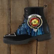 Cairns Clan Crest Leather Boots A30