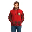Cairns Clans Tartan All Over Hoodie - Sleeve Color - Bn