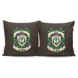 Cairns Crest Tartan Pillow Cover Thistle (Set of two) A91