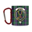 Calder Modern  Tartan Mug Classic Insulated - Clan Badge K7