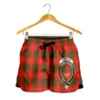 Cameron Modern Crest Tartan Shorts For Women K7