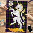 Cameron of Erracht Modern Clan Crest Tartan Unicorn Scotland Jigsaw Puzzle K32