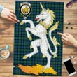 Campbell Ancient 02 Clan Crest Tartan Unicorn Scotland Jigsaw Puzzle K32