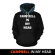 Campbell Argyll Ancient In My Head Hoodie Tartan Scotland K32