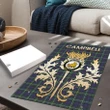 Campbell Argyll Modern Clan Name Crest Tartan Thistle Scotland Jigsaw Puzzle K32