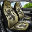 Campbell Argyll Weathered Tartan Car Seat Cover Lion and Thistle Special Style TH8