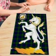 Campbell Modern Clan Crest Tartan Unicorn Scotland Jigsaw Puzzle K32