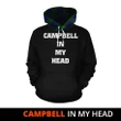 Campbell Modern In My Head Hoodie Tartan Scotland K32