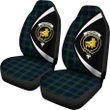 Campbell Modern Tartan Clan Crest Car Seat Cover - Circle Style HJ4