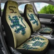 Campbell of Cawdor Ancient Tartan Car Seat Cover Lion and Thistle Special Style TH8
