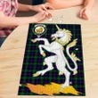 Campbell of Cawdor Modern Clan Crest Tartan Unicorn Scotland Jigsaw Puzzle K32