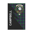 Campbell of Cawdor Tartan Garden Flag - Flash Style - BN