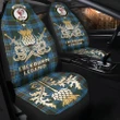 Car Seat Cover Cockburn Modern Clan Crest Gold Thistle Courage Symbol K32