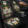Car Seat Cover Crosbie Clan Crest Gold Thistle Courage Symbol K32