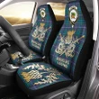 Car Seat Cover Douglas Modern Clan Crest Gold Thistle Courage Symbol K32