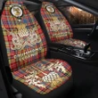Car Seat Cover Drummond of Strathallan Clan Crest Gold Thistle Courage Symbol K32
