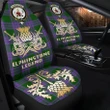 Car Seat Cover Elphinstone Clan Crest Gold Thistle Courage Symbol K32