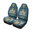 Car Seat Cover Falconer Clan Crest Gold Thistle Courage Symbol K32