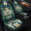 Car Seat Cover Gordon Ancient Clan Crest Gold Thistle Courage Symbol K32
