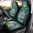 Car Seat Cover Hamilton Hunting Ancient Clan Crest Gold Thistle Courage Symbol K32