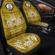 Car Seat Cover Houston Clan Crest Gold Thistle Courage Symbol K32