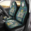 Car Seat Cover Inglis Ancient Clan Crest Gold Thistle Courage Symbol K32