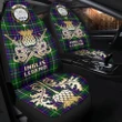 Car Seat Cover Inglis Modern Clan Crest Gold Thistle Courage Symbol K32