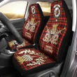 Car Seat Cover Innes Modern Clan Crest Gold Thistle Courage Symbol K32
