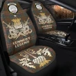 Car Seat Cover Kennedy Weathered Clan Crest Gold Thistle Courage Symbol K32