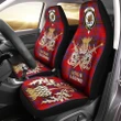 Car Seat Cover Leslie Modern Clan Crest Gold Thistle Courage Symbol K32