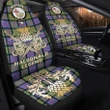 Car Seat Cover MacDonald Ancient Clan Crest Gold Thistle Courage Symbol K32