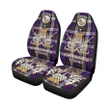 Car Seat Cover MacDonald Dress Modern Clan Crest Gold Thistle Courage Symbol K32