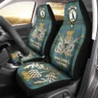 Car Seat Cover MacInnes Ancient Clan Crest Gold Thistle Courage Symbol K32