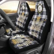 Car Seat Cover MacRae Dress Modern Clan Crest Gold Thistle Courage Symbol K32