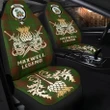 Car Seat Cover Maxwell Hunting Clan Crest Gold Thistle Courage Symbol K32