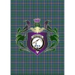 Carmichael Ancient Clan Garden Flag Royal Thistle Of Clan Badge K23