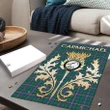 Carmichael Ancient Clan Name Crest Tartan Thistle Scotland Jigsaw Puzzle K32