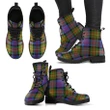 Carnegie Ancient  Tartan Leather Boots A9