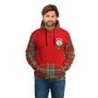 Chattan Clans Tartan All Over Hoodie - Sleeve Color - Bn